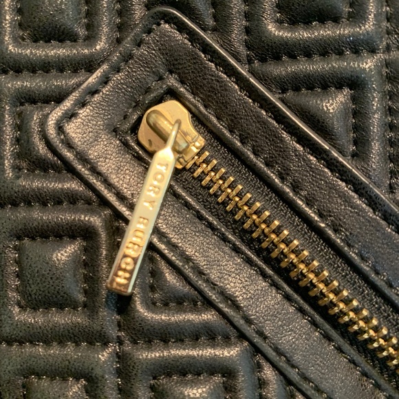 Tory Burch Marion Tote- Black - Picture 6 of 7